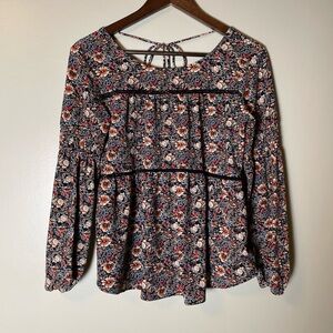 Knox Rose Multicolor Floral Blouse